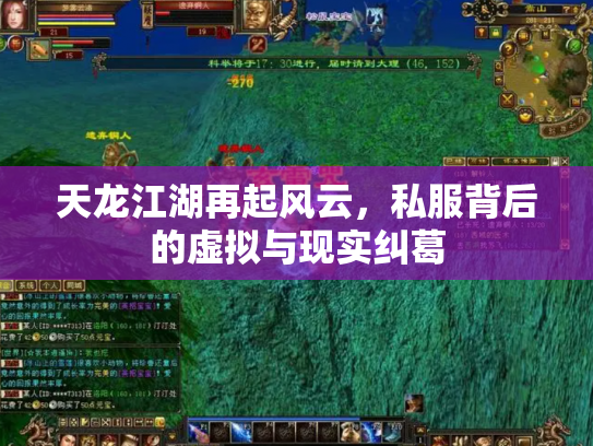 天龙江湖再起风云，私服背后的虚拟与现实纠葛