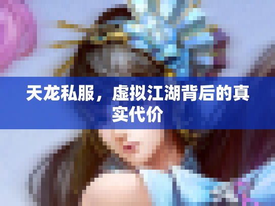 天龙私服，虚拟江湖背后的真实代价