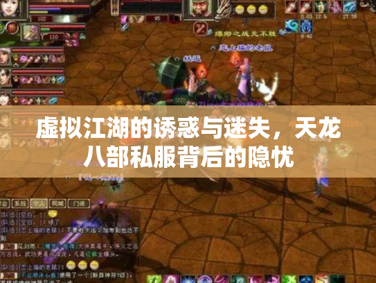虚拟江湖的诱惑与迷失，天龙八部私服背后的隐忧