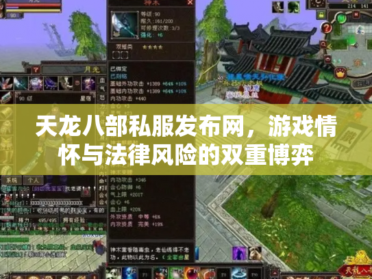 天龙八部私服发布网，游戏情怀与法律风险的双重博弈