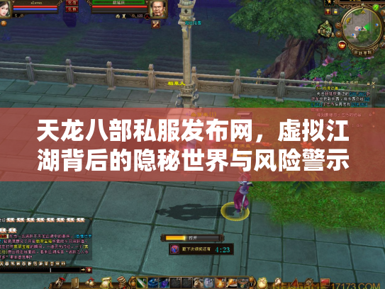 天龙八部私服发布网，虚拟江湖背后的隐秘世界与风险警示