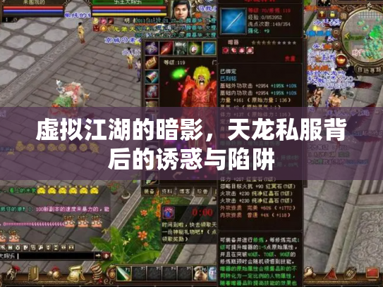 虚拟江湖的暗影，天龙私服背后的诱惑与陷阱
