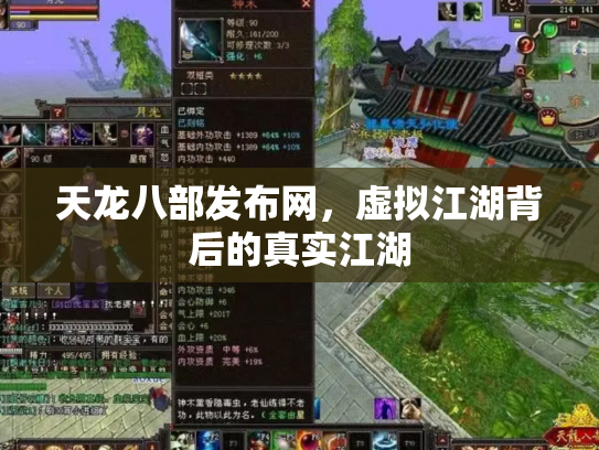 天龙八部发布网，虚拟江湖背后的真实江湖