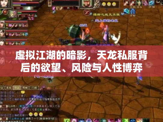 虚拟江湖的暗影，天龙私服背后的欲望、风险与人性博弈