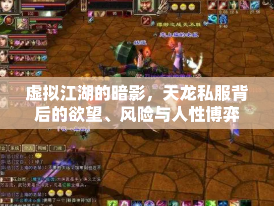 虚拟江湖的暗影，天龙私服背后的欲望、风险与人性博弈