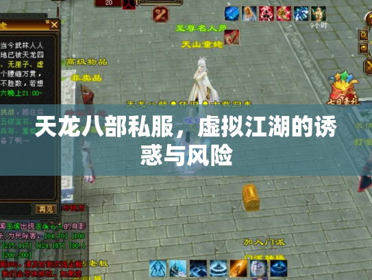 天龙八部私服，虚拟江湖的诱惑与风险