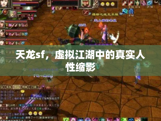 天龙sf，虚拟江湖中的真实人性缩影