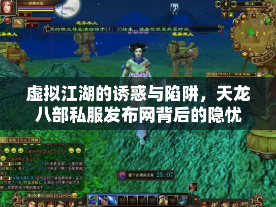 虚拟江湖的诱惑与陷阱，天龙八部私服发布网背后的隐忧