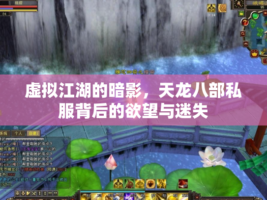 虚拟江湖的暗影，天龙八部私服背后的欲望与迷失