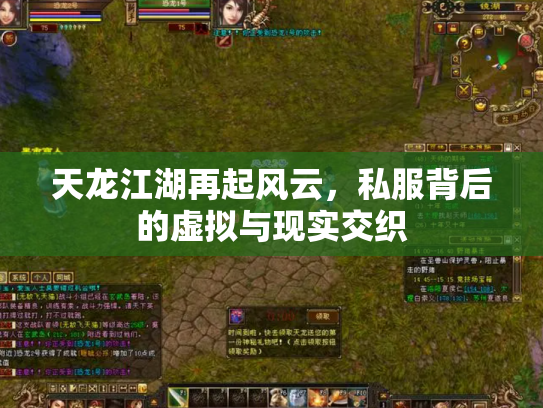 天龙江湖再起风云，私服背后的虚拟与现实交织