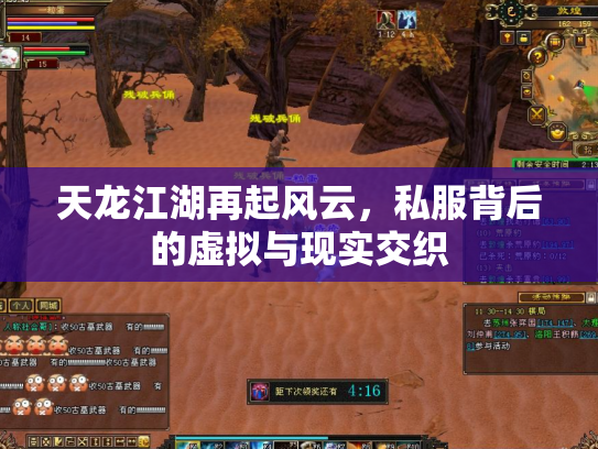 天龙江湖再起风云，私服背后的虚拟与现实交织