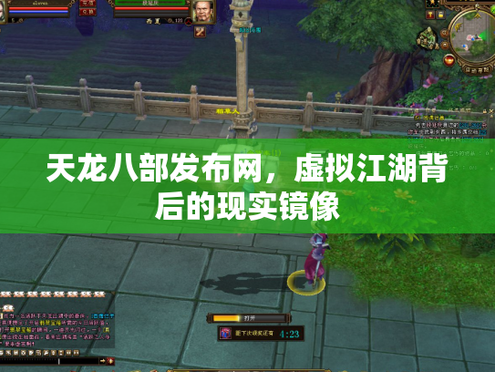 天龙八部发布网，虚拟江湖背后的现实镜像