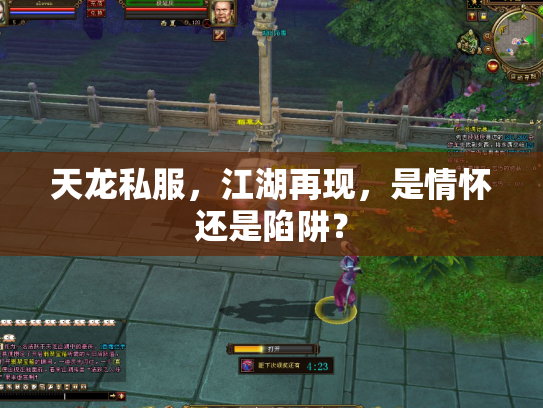 天龙私服，江湖再现，是情怀还是陷阱？