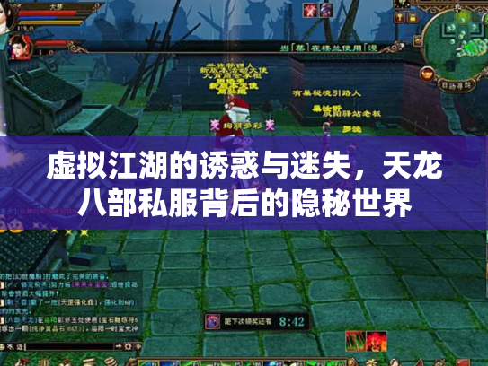 虚拟江湖的诱惑与迷失，天龙八部私服背后的隐秘世界