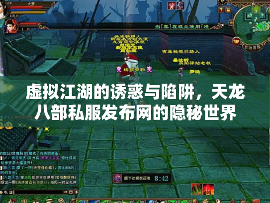 虚拟江湖的诱惑与陷阱，天龙八部私服发布网的隐秘世界
