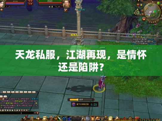 天龙私服，江湖再现，是情怀还是陷阱？