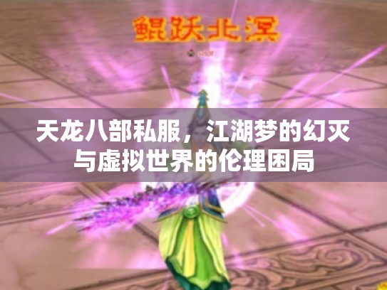 天龙八部私服，江湖梦的幻灭与虚拟世界的伦理困局
