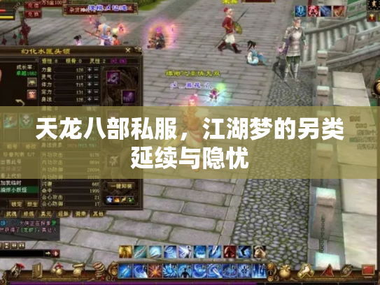 天龙八部私服，江湖梦的另类延续与隐忧