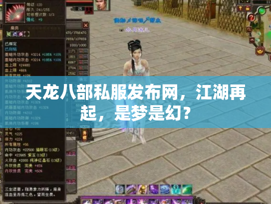天龙八部私服发布网，江湖再起，是梦是幻？