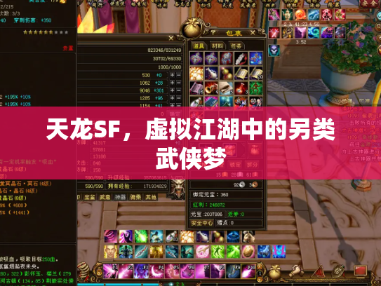 天龙SF，虚拟江湖中的另类武侠梦