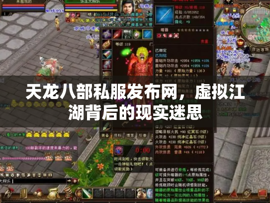 天龙八部私服发布网，虚拟江湖背后的现实迷思