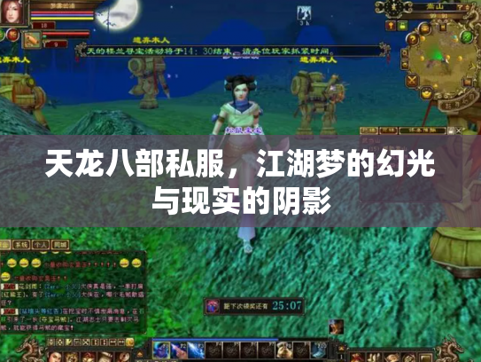 天龙八部私服，江湖梦的幻光与现实的阴影