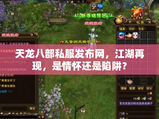 天龙八部私服发布网，江湖再现，是情怀还是陷阱？