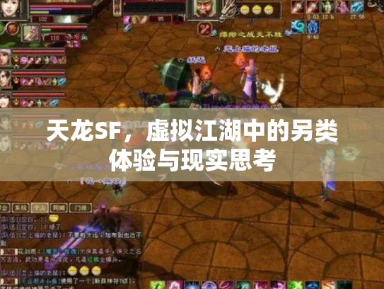 天龙SF，虚拟江湖中的另类体验与现实思考