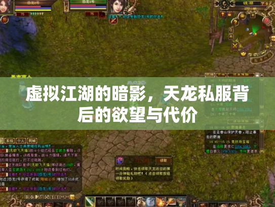 虚拟江湖的暗影，天龙私服背后的欲望与代价