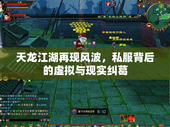 天龙江湖再现风波，私服背后的虚拟与现实纠葛
