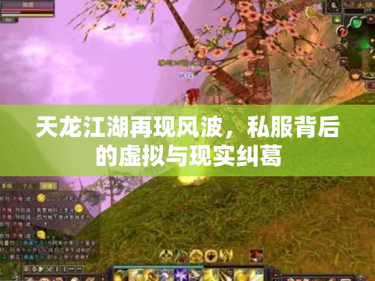 天龙江湖再现风波，私服背后的虚拟与现实纠葛