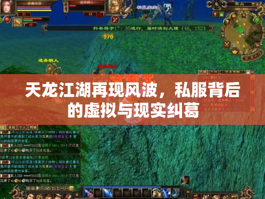 天龙江湖再现风波，私服背后的虚拟与现实纠葛