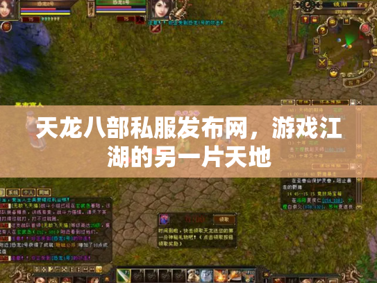 天龙八部私服发布网，游戏江湖的另一片天地
