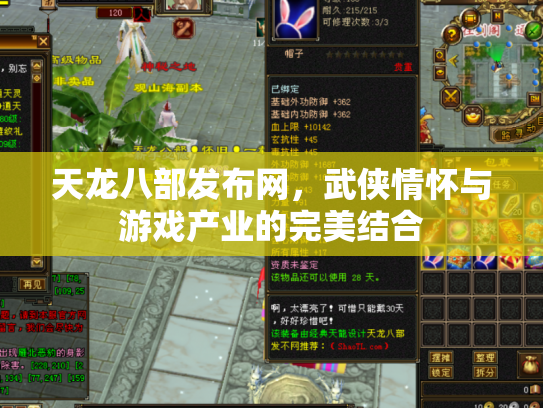 天龙八部发布网，武侠情怀与游戏产业的完美结合