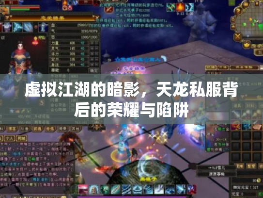 虚拟江湖的暗影，天龙私服背后的荣耀与陷阱