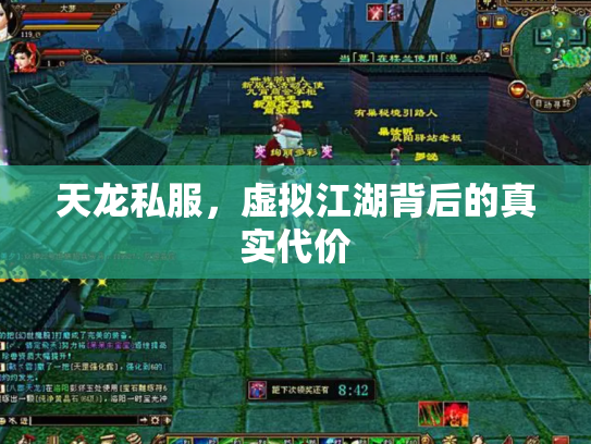 天龙私服，虚拟江湖背后的真实代价