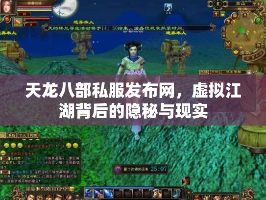 天龙八部私服发布网，虚拟江湖背后的隐秘与现实