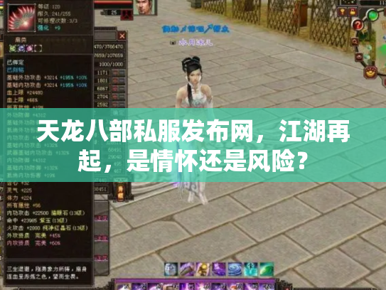 天龙八部私服发布网，江湖再起，是情怀还是风险？