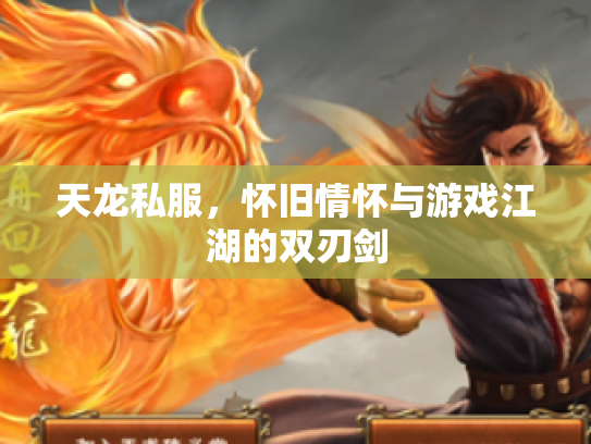 天龙私服，怀旧情怀与游戏江湖的双刃剑