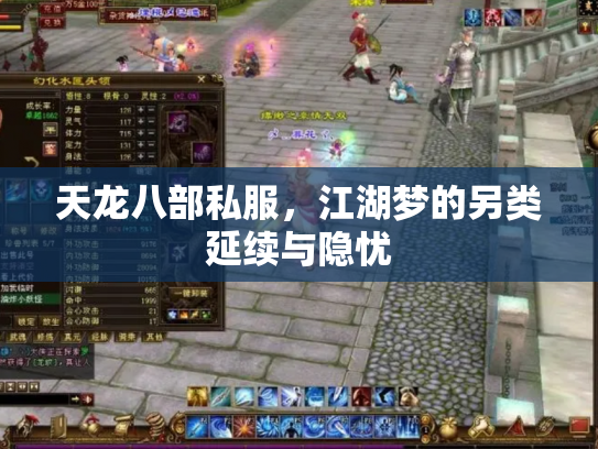天龙八部私服，江湖梦的另类延续与隐忧