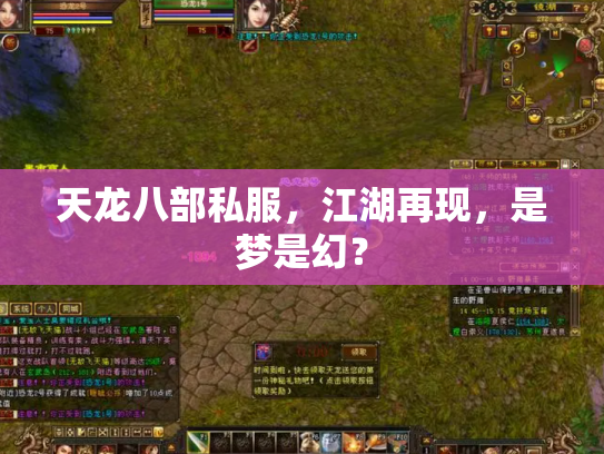 天龙八部私服，江湖再现，是梦是幻？