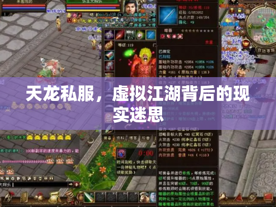 天龙私服，虚拟江湖背后的现实迷思