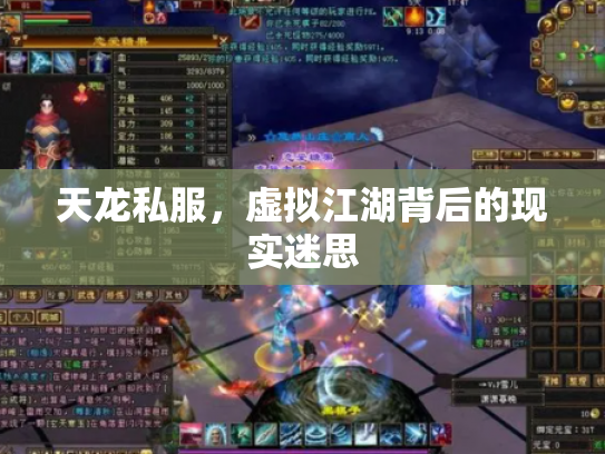 天龙私服，虚拟江湖背后的现实迷思