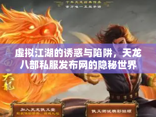 虚拟江湖的诱惑与陷阱，天龙八部私服发布网的隐秘世界