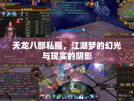 天龙八部私服，江湖梦的幻光与现实的阴影