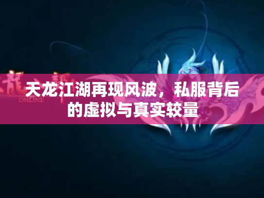 天龙江湖再现风波，私服背后的虚拟与真实较量