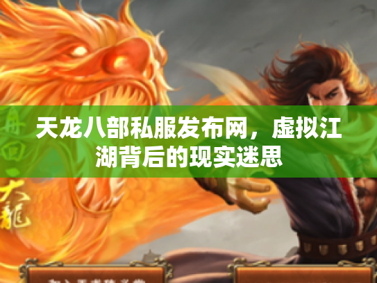天龙八部私服发布网，虚拟江湖背后的现实迷思
