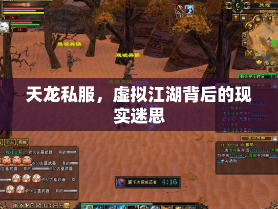 天龙私服，虚拟江湖背后的现实迷思