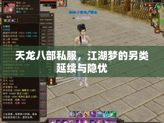 天龙八部私服，江湖梦的另类延续与隐忧