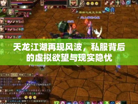 天龙江湖再现风波，私服背后的虚拟欲望与现实隐忧